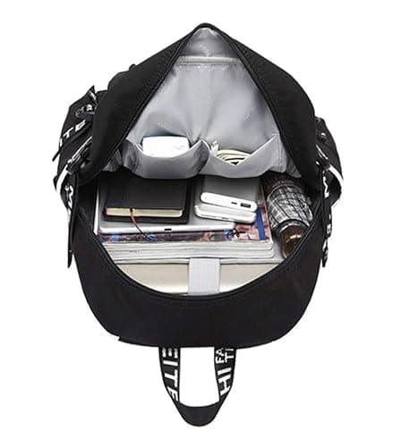 WANHONGYUE Hatsune Miku Anime Cosplay Schoolbag Rucksack 15.6" Laptop Backpack with USB Charging Port Red / 5 thumbnail 7