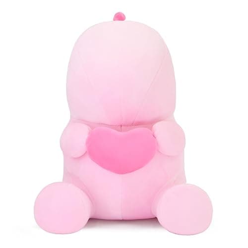 LXSLFY Dinosaur Plush Toy, Cute Soft Dinosaur Stuffed Animal with Heart Shape - Perfect for Birthdays, Anniversaries & Special Moments, Adorable Gift for Kids, Girls and Boys thumbnail 2