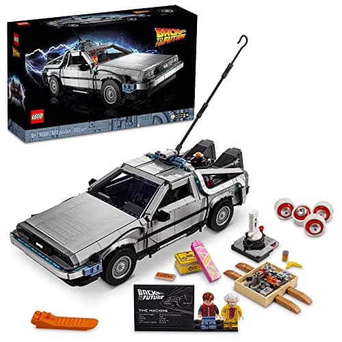 LEGO Icons Back to the Future Time Machine 10300, Model Car Building Kit Based on the Delorean from the Iconic Movie, Perfect Build for Teens and Adults Who Love to Create - Image 1