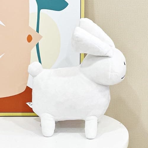 11.4 Inch Gubby Plush Toy,Soft Stuffed Figure Pillow for Home Decor, Gift for Gamers, Collectors & Plush Lovers(White) thumbnail 7