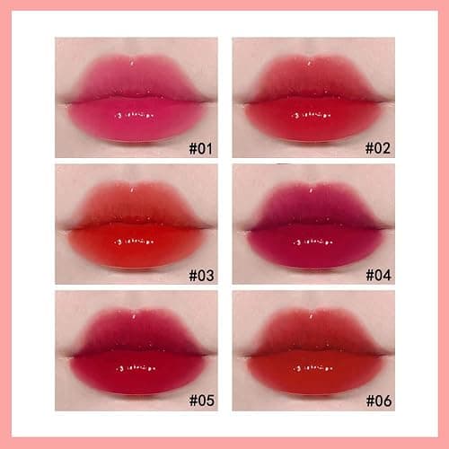 Lip Tint Stain Set, 6 Colors Mini Liquid Lipstick Korean Lip Stain Long Lasting, Water Tint Stain Transfer-Proof, Multi-use Lip and Cheek Tint, High Pigment, Makeup Gift For Women and Teenage Girl thumbnail 7