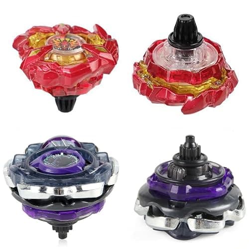 Battling Burst Gyro Blade Toy Set Gift 12 Burst Spinning Tops 2 Two Way Launchers Grip Starter for Boys Children Kids 6 8 10 12+ Battle Game with Portable Box thumbnail 3