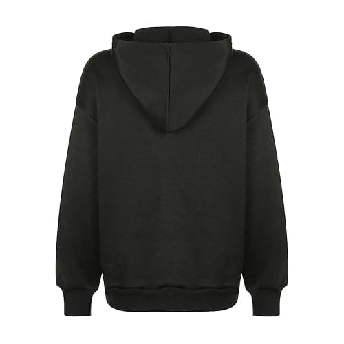 FeMereina Women's Y2k Zip Up Hoodies Long Sleeve Graphic Star Print Hooded Jacket Oversized Goth Harajuku Sweatshirt Punk Grunge Streetwear thumbnail 5