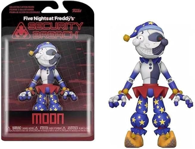 Nights Freddy's Action Figure Security Breach Series Freddy Sun & Moon Collectible FNAF Joint Movable Horror Game Figures thumbnail 3