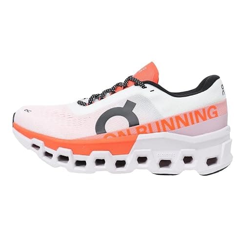 On Men's Cloudmonster Sneakers - 10 - Undyed/Flame thumbnail 6