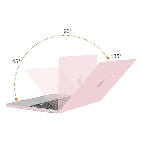 MOSISO Compatible with MacBook Air 13 inch Case 2025 2024 2023 2022 M4 A3240 M3 A3113 M2 A2681, Plastic Hard Shell&Keyboard Cover&Screen Film&Pouch for MacBook Air 13.6 inch Case, Baby Pink thumbnail 4