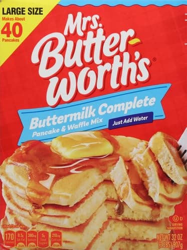 Mrs. Butterworth's Complete Buttermilk Pancake and Waffle Mix, 32 oz (Pack of 2) thumbnail 5
