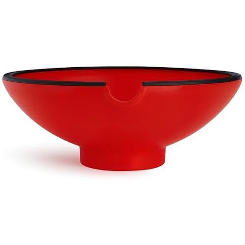 BUUBLE Ultimate Grease Drainer & Food Strainer (Red) Premium Heat-Resistant Silicone Colander for Bacon, Ground Beef, Pasta & Veggies; Fits Pans, Cans & Jars; Dishwasher Safe thumbnail 9