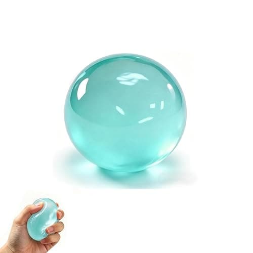Coconut Oil Squishy, 2026 New Coconut Oil Stress Ball, Handmade Slow Rising Fidget Squeeze Toy for Stress Relief, Squeeze the Stress Away (Blue) - Image 1
