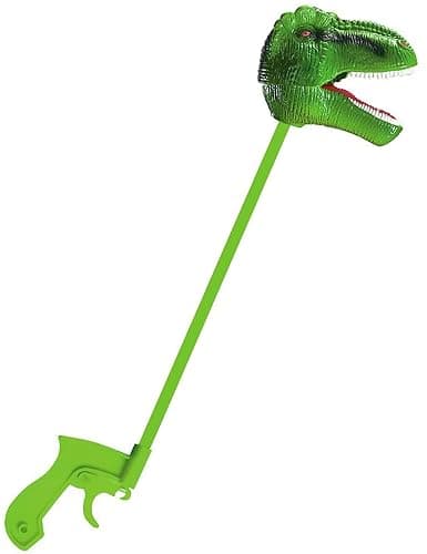 Safari Ltd. Green T-Rex Snapper - 18" Dinosaur Grabber Toy for Boys, Girls, and Kids Age 3+ - Image 1