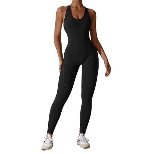 Combinaison de yoga KM - Combinaison de fitness - Vêtements de sport pour femme - Tenue de sport push-up - Image 1