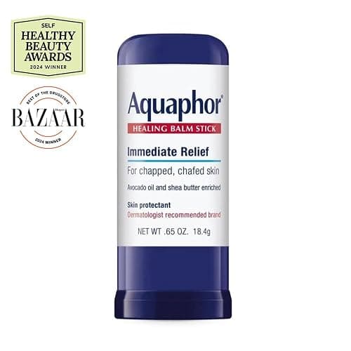Aquaphor Healing Balm Stick, Skin Protectant with Avocado Oil and Shea Butter, Holiday Gifts for Self Care, 0.65 Oz Stick thumbnail 2