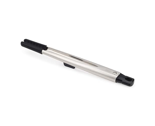Joseph Joseph Elevate Fusion Precision tongs, BPA Free, Heat Resistant Non Stick Kitchen Utensil, Stainless Steel Handles, 12.01"L x 1.3"W - Image 1