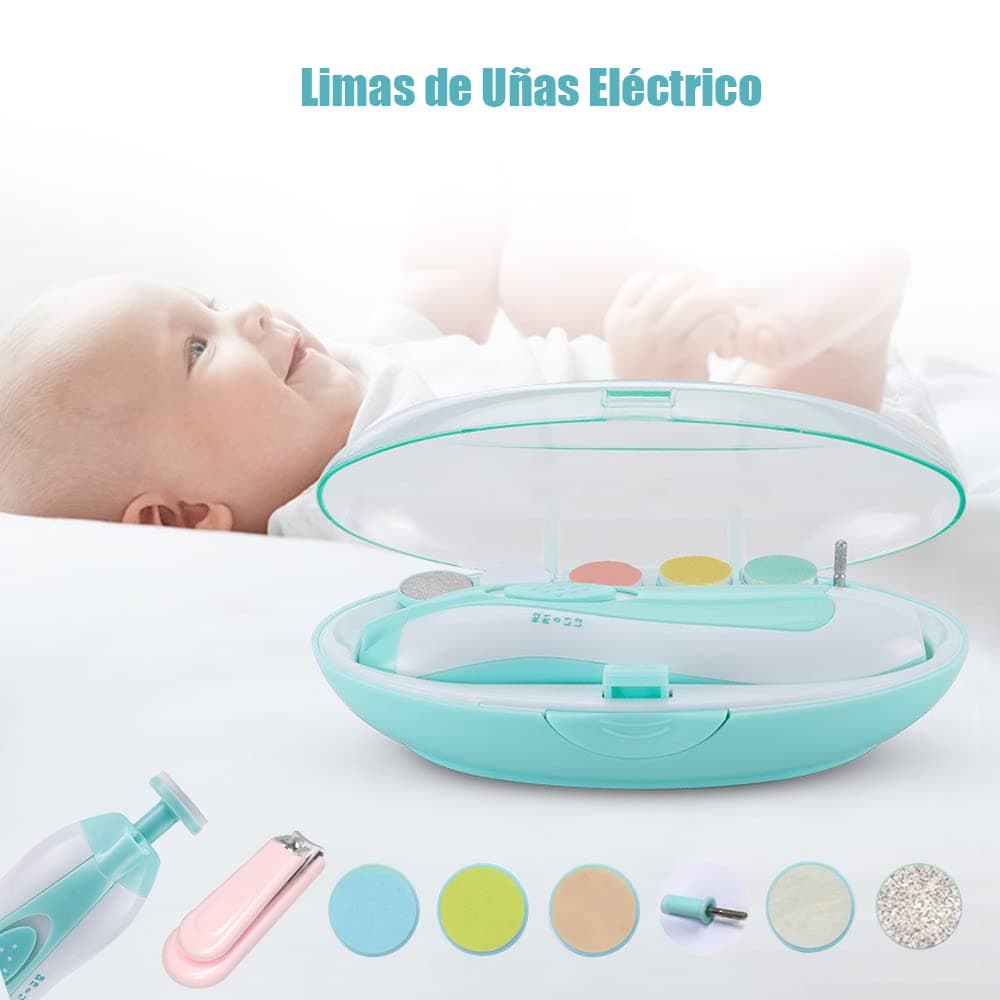 DQST Lima de Uñas Bebe, Juego Cortaúñas Bebe, Protege Mejor al Bebé de Daños en Las Uñas. Adecuado para Niños y Adultos. (Azul) - Azul thumbnail 2
