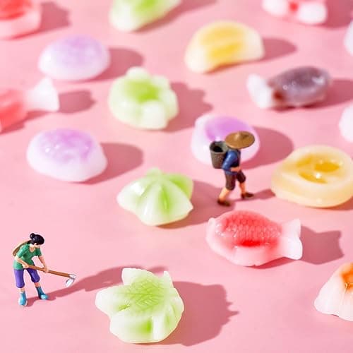 Halfoma Wax Bottles Candy with Syrup in the middle,Assorted Fruit Flavors,Various styles,Suitable for Chewing to Relieve Stress, Playing Games, and Various Gatherings,128 Candies,238g thumbnail 4