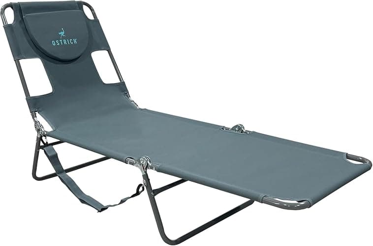 Ostrich Chair Chaise Lounge,Grey - Image 1