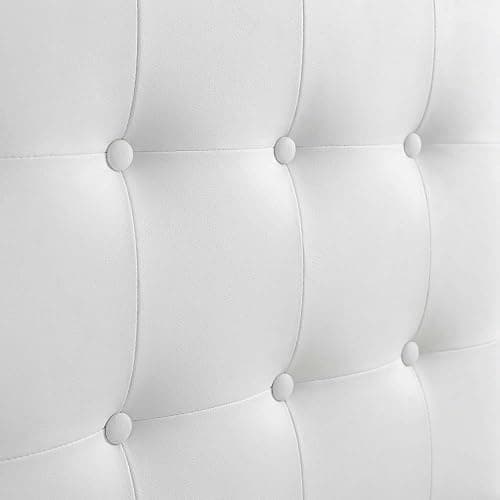 Furnifact Vinyl Twin Headboard Upholstered Design, Durable Construction, Stylish Bedroom Accent, Easy to Install, Comfortable Support for Twin Beds thumbnail 5
