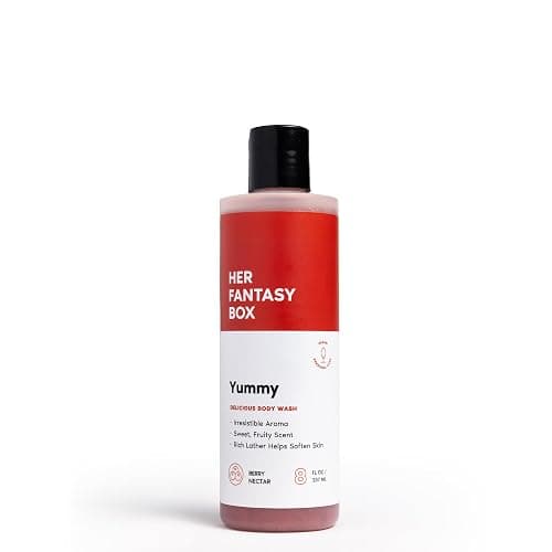 Her Fantasy Box Yummy | Body Wash - Indulgent, Luxurious Body Wash for Deep Cleansing, Moisturizing, and Nourishing Skin - Refreshing Scent for All Skin Types - 8 oz - Image 1