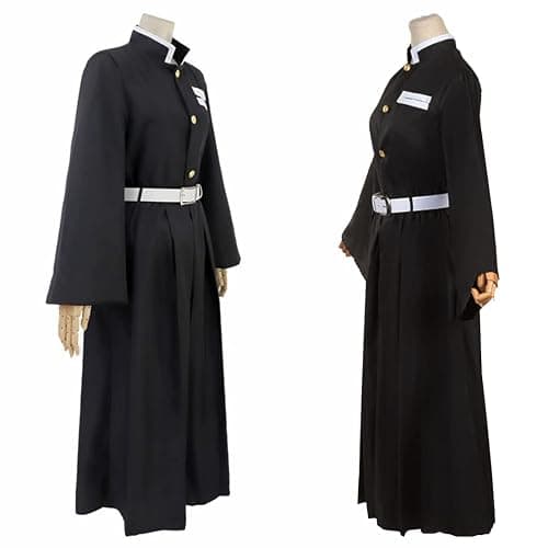 Mens Muichiro Cosplay Costume Tokitou Muichirou Cosplay Uniform Kimonos With Wig Full Set Outfit Halloween thumbnail 3