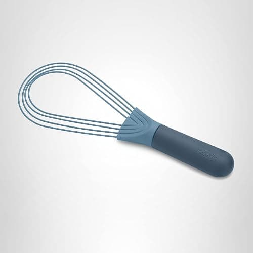 Joseph Joseph Twist Whisk 2-In-1 Collapsible Balloon and Flat Whisk Silicone Coated Steel Wire, Sky Blue thumbnail 7