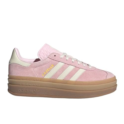 adidas Womens Gazelle Bold Lace Up Sneakers Shoes Casual - Pink - Size 6.5 M - Image 1