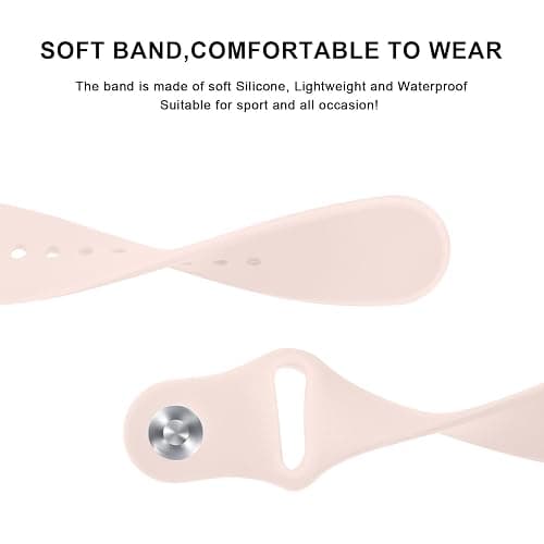 Meliya 20mm 22mm Quick Release Watch Band Soft Silicone Breathable Replacment Sport Watch Straps for Women Men thumbnail 3