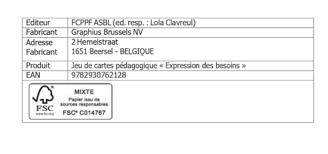 Cartes L’Expression des Besoins - FCPPF thumbnail 2