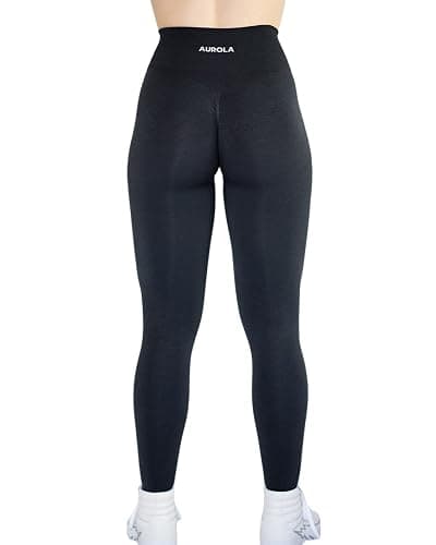 AUROLA Workout Leggings for Women Seamless Scrunch Tights Tummy Control Gym Fitness Girl Sport Active Yoga Pants thumbnail 2
