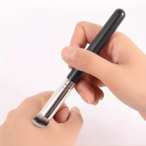 1Pc Concealer Brush for Under Eye Face Sun Spots Acne Blemishes Professional Makeup Brush for Liquid Cream Concealing Contouring Setting and Blending thumbnail 5