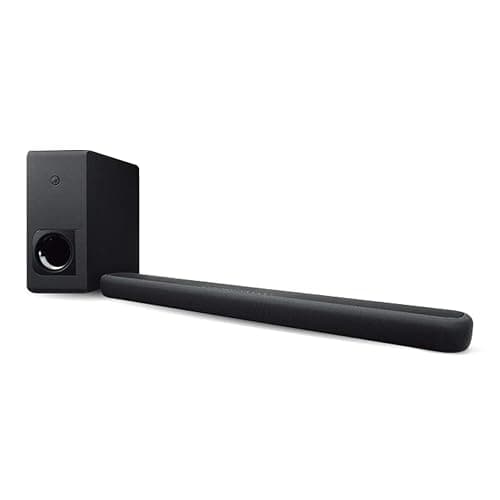 Yamaha Audio YAS-209BL Sound Bar with Wireless Subwoofer, Bluetooth, and Alexa Voice Control Built-In,Black,36 x 2.5 x 4.25 inches - Image 1