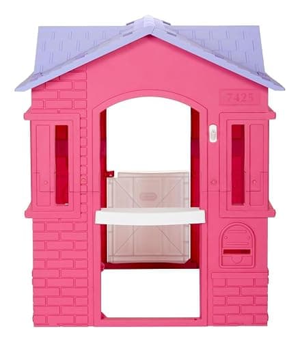Little Tikes Cape Cottage Pretend Princess Playhousefor Kids, Indoor Outdoor, with Working Doors and Windows, for Toddlers Ages 2+ Years,Pink,Large thumbnail 6