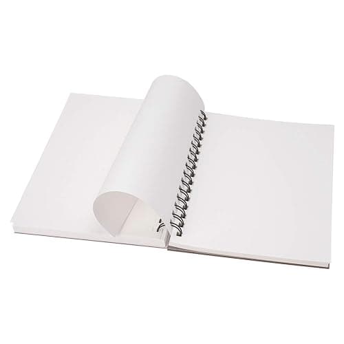Amazon Basics Sketch Pad for Artists, 67 lb. / 100 gsm, 100 Sheets, 5.5"x8.5", White thumbnail 2