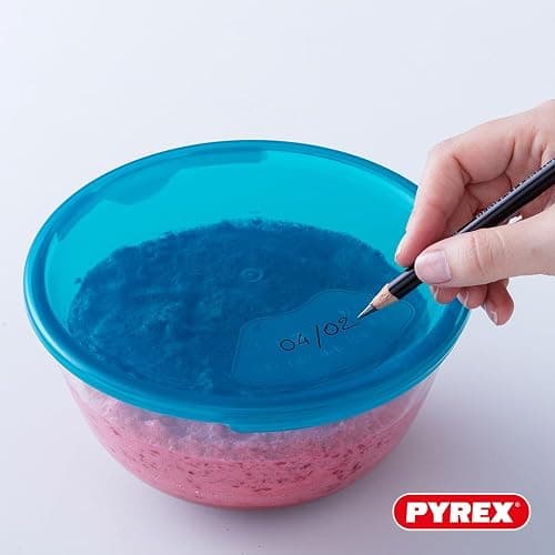 Pyrex – 8023509 – 3 Pieces; Glass Mixing Bowls/Salad Bowl – 0.5 L; 1 L; 2 L – Borosilicate Glass – Heavy Duty – Made in France thumbnail 8