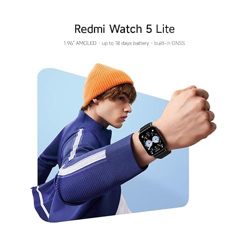 Xiaomi Redmi Watch 5 Lite with Bluetooth Calling & 1.96″ Amoled Display | Black thumbnail 3