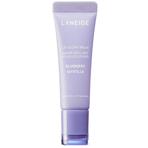 LANEIGE Lip Glowy Balm: Hydrate, Glossy, Lightweight, Moisturize & Tint with Shea Butter - Blueberry - Image 1
