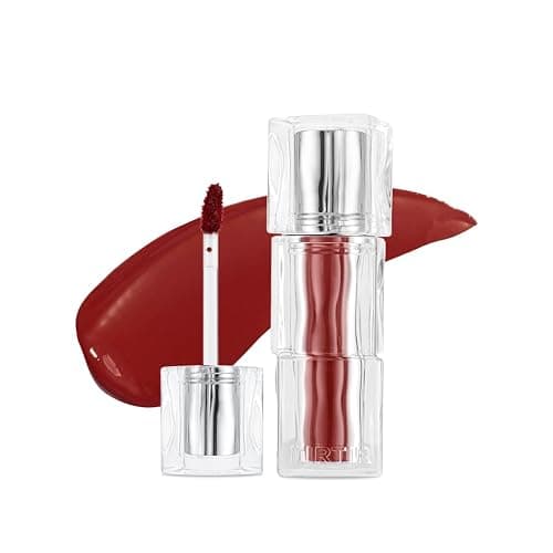 TIRTIR [*Mini Size Waterism Tinted Lip Gloss #07 Cassis Plum, 0.06 Fl Oz – Kiss Ready Lipgloss, 12H Long Lasting Non Sticky Natural Tinted Glow Korean Multiuse Cheek and Lip Tint for Women gift - Image 1