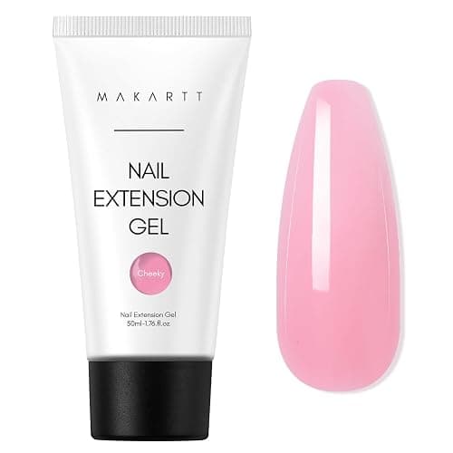 Makartt Poly Nail Gel 50ML Builder, Daisy Pink, Long-Lasting Easy-Use Gel for DIY Salon Quality - Image 1