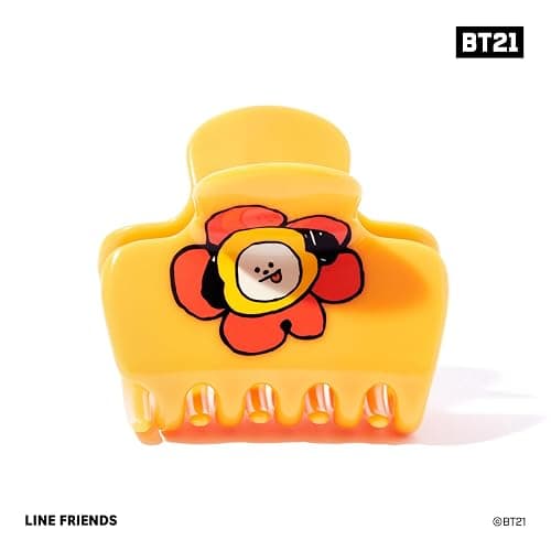Kitsch BT21 Recycled Plastic Puffy Medium Hair Clips for Women, Medium Claw Clip for Thin & Thick Hair | Ideal Gifts for Women - CHIMMY, 1pc thumbnail 2