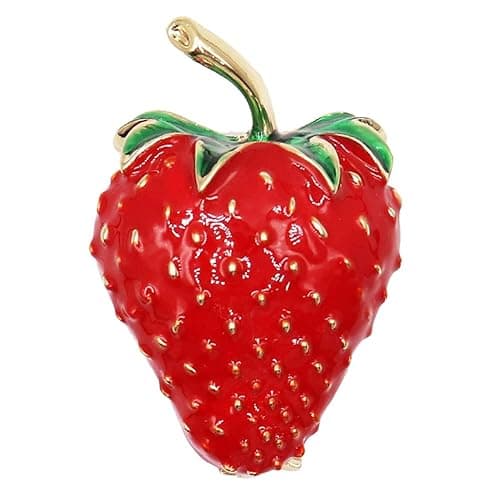 glrovazas Cabinet Knobs Strawberry Knobs, 4 Pcs Creative Fruit Shape Handle Decorative Furniture Door Pull for Cabinet Wardrobe Drawer Bedside Table thumbnail 4