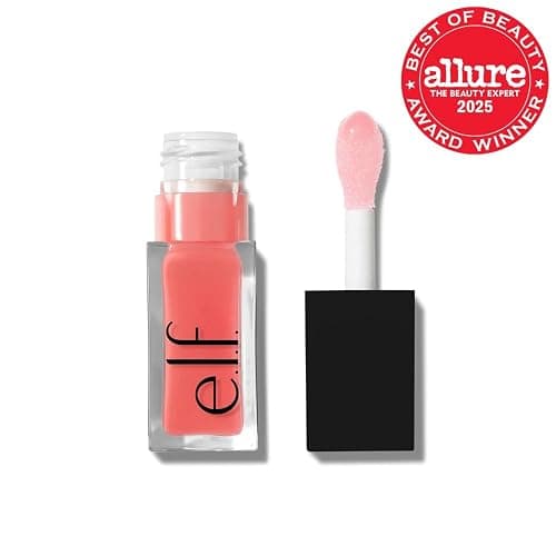 e.l.f. Glow Reviver Lip Oil, Nourishing Tinted Lip Oil For A High-shine Finish, Infused With Jojoba Oil, Vegan & Cruelty-free, Pink Quartz thumbnail 2
