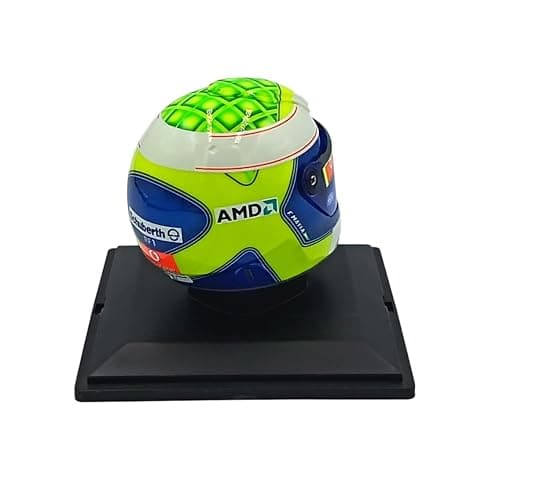 OPO 10 Formula 1 helmet compatible with Ferrari F1: Felipe Massa Scuderia Ferrari #6 2006-1/5 scale Spark - CAS86 thumbnail 2