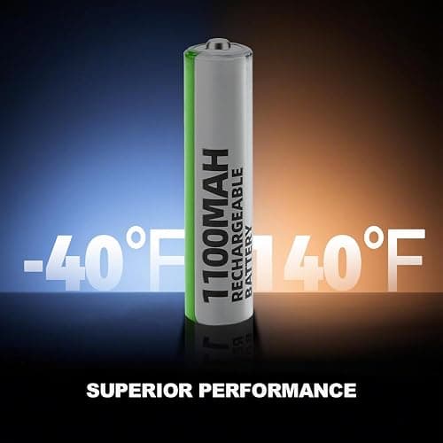 Granicell AAA Rechargeable Batteries 1100 mAh High Capacity 1300 Cycle,1.2V NiMH Low Self Discharge Triple AAA Battery,16 Pack thumbnail 5