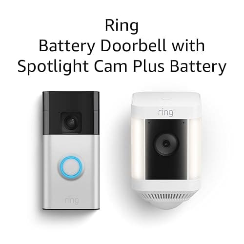 Ring Battery Doorbell with Ring Spotlight Cam Plus Battery (White) thumbnail 7