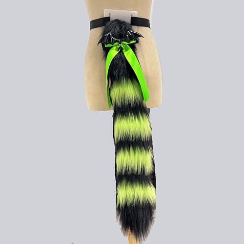 QUICOMP Cat Ear Tail Costume Handmade Fox Ear Tail Raccoon Cosplay Props thumbnail 4