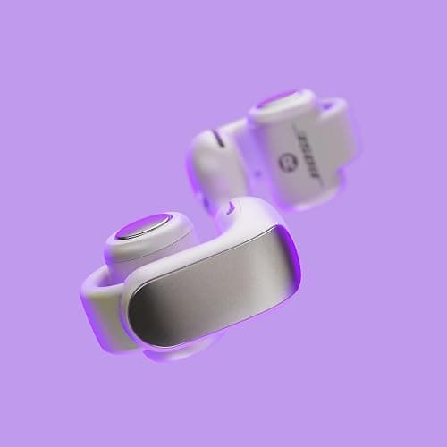 Bose Ultra Open Earbuds - Bluetooth Open Ear Earbuds with OpenAudio for Awareness, Clip-On Design for Comfort, Water Resistant, Up to 48 Hrs of Playtime, White Smoke thumbnail 2