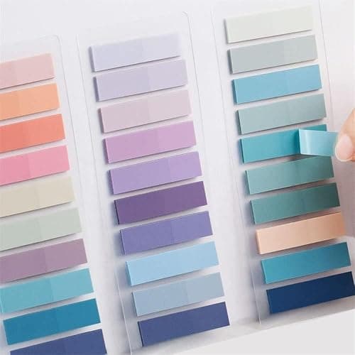 Jowxsx 200 Blue Sticky Index Tabs, Writable & Repositionable Page Markers thumbnail 3
