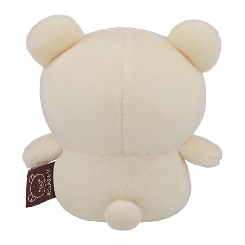 San-X Original Rilakkuma Honyagurumi Series Sitting Mochi Plush - 4" Korilakkuma thumbnail 3