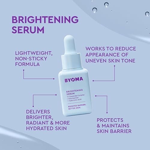 BYOMA So Bright Set - Barrier Repair Skincare Set for Brighter Skin - Creamy Jelly Cleanser, Brightening Face Serum & Ceramide Face Moisturizer - Alcohol Free Skin Care - 30ml, 15ml, 15ml thumbnail 4