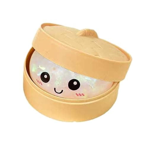 1/4Pcs Colorful Dumpling Stress Balls Fidget Toys - Stress Relief, Slow Rising, Simulated Steamed Bun Sensory Toy for Office Home Relaxation, Soft Ball Bun Squeeze Fidget Toy Multicolor - Image 1