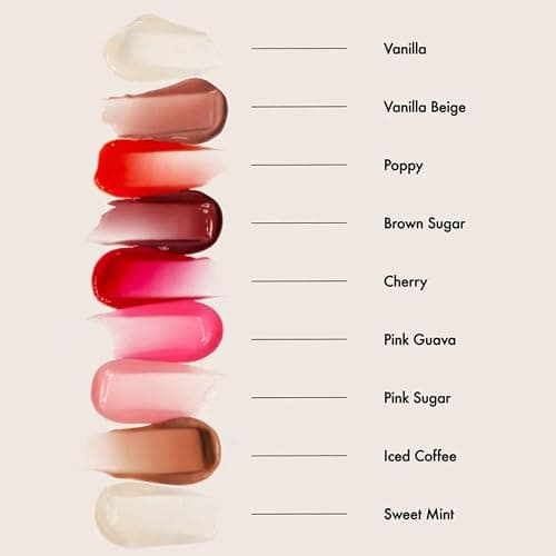 Summer Fridays Lip Butter Balm Summer Fruit Trio - Tinted Hydrating Lip Balm for Instant Moisture + Glassy Shine - Vegan Skincare Makeup with Shea Butter - Set Includes Pink Guava, Poppy, + Cherry thumbnail 8